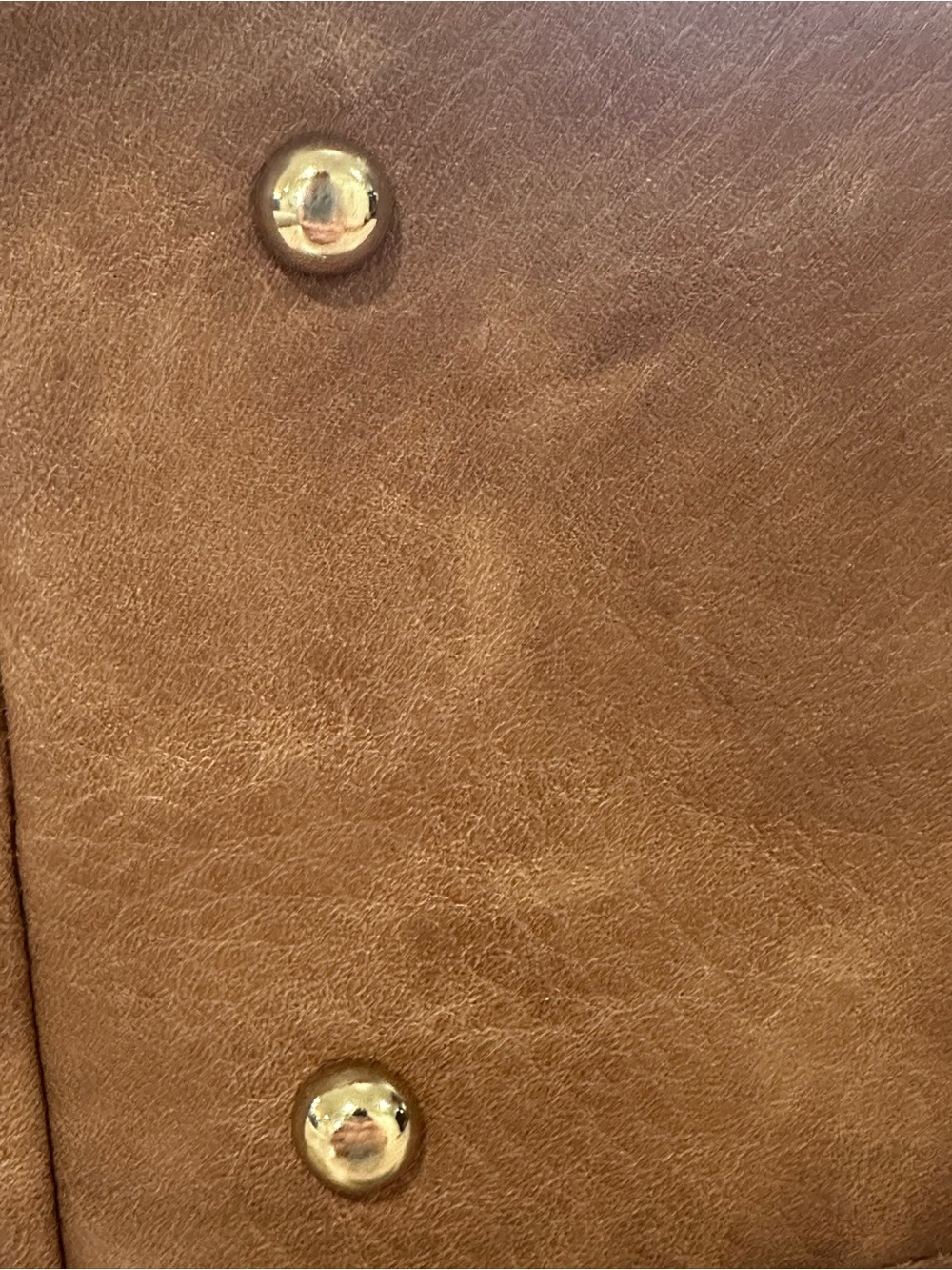 Urban Expressions. Brown Faux Leather Tote Bag - Picture 11 of 11